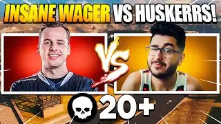 CRAZY Warzone wagers VS @HusKerrs!