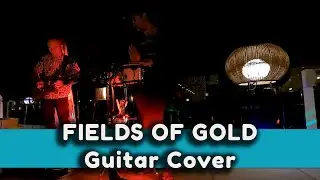 Fields of Gold &ndash; Sting | Guitar Cover Live en Jand&iacute;a (Electric Guitar & Percussion under the Stars)