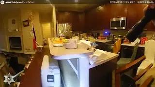 Body Cam Video Shows Floor Collapse Damage