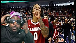 LITTYY TV REACTS TO ALABAMA VS #1 AUBURN | COLLEGE BASKETBALL FULL GAME HIGHLIGHTS | THRILLER!!!!