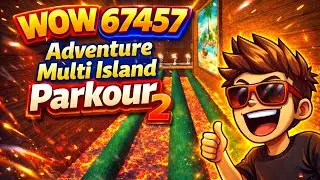 BGMI Wow Creation Code 67457 🔥 Adventure Multi Island Parkour 2 🏝️ 67457 wow mode ✅ SKY GODLIKE II