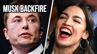 Elon Musk's Pathetic Attempt To Burn AOC Fails Miserably