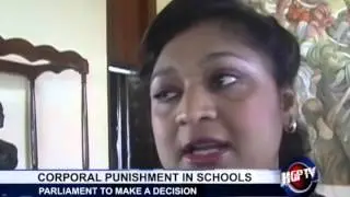 CORPORAL PUNISHMENT IN SCHOOLS
