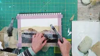 Не усложняй — Январский челлендж, День 1 — Коллаж и живопись