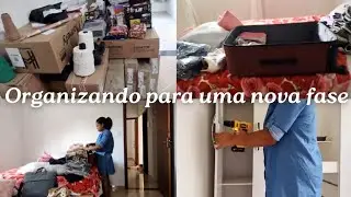 Organizando as coisas para começar a reforma, desmontei o guarda roupa EP. 346