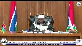 BANJUL: First Ordinary Session In The 2024 Legislative Year - Sitting of Monday 18th March.