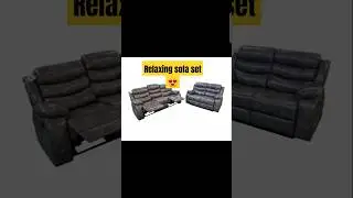 Luxury Black Recliner Sofa &ndash; 3-Seater Premium Comfort