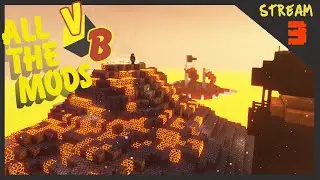 [Day 3] Late Night ATM Volcano Block Grinding... Exploring and Expanding!