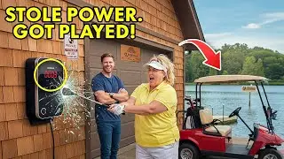 HOA Karen Charging Her Golf Cart from My Cabin Garage &mdash; So I Timed It Perfectly