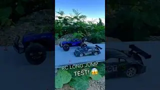 RC Racing Car Long Jump Test &ndash; Big vs Small! 🚙💨