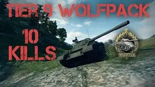 World of Tanks: Tier 9 Wolf-pack: 10 Kills