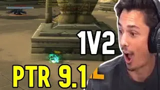 1v2 on PTR 9.1 with Xaryu - Windwalker Monk Shadowlands PvP