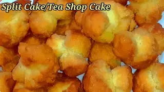 Split cake//Tea shop Cake//easy teatime vettu cake//manaz kitchen