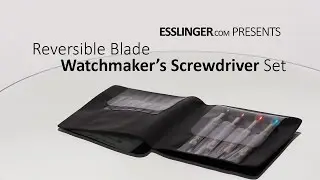 Reversible Blade Watchmaker's Screwdriver Set