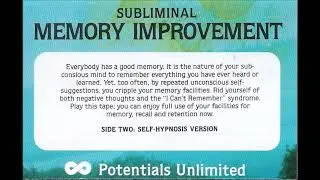 Barrie Konicov - Subliminal Memory Improvement (Full Tape)