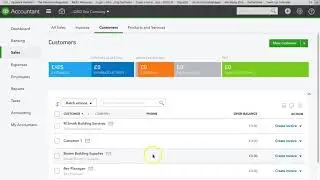 QuickBooks Online   How to Create  a Customer and a Sales Invoice
