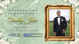 Celebrating the life of Timothy John.