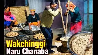 &ldquo;Wakching Thada Thoiding Kangsubi Naru Chanaba | Old Manipur Traditional Food Making&rdquo; &hearts;️🩷