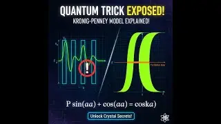 Kronig&ndash;Penney Model | Energy Bands & Band Gaps | Crystal Physics