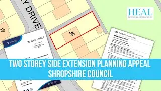 Two Storey Side Extension Planning Appeal Shropshire Council