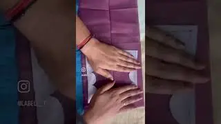 How to make scallop style neck #sareeblousedesigns #blousedesign