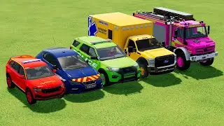 Lizard, Cupra, Ford Explorer, Ford Ambulance, Schlingmann Fire With Transport Man Trucks