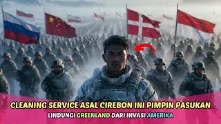 BANGGA‼️CLEANING SERVICE ASAL CIREBON INI LINDUNGI GREENLAND DARI INVASI AMERIKA