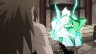 Mitsuki Activates Sage Mode to Save Boruto, Boruto, Sarada and Mitsuki vs Lord Ku