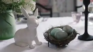 How to make marbled Easter eggs