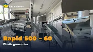 Rapid 500&ndash;60 Granulator | Heavy-Duty Plastic Recycling up to 600 kg/h