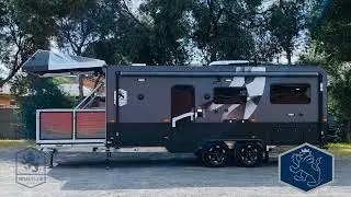 Piazza 19'6 Stunning Luxury Caravan with Fold Out Deck.