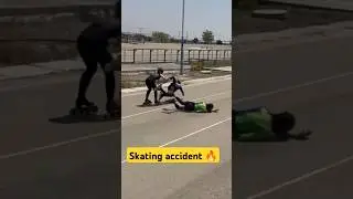 Skating accident 😭 // skating fall // #skating #skate #skater #shorts #viral