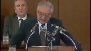 President Franjo Tuđman declares independence of Croatia (25th June 1991)