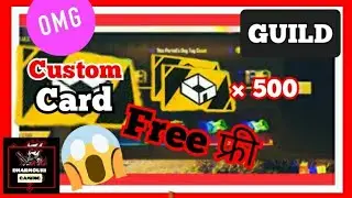 GET Unlimited custom card🙏.freefire bharmouri_gaming. #Bharmourigaming#customcard of free fire.