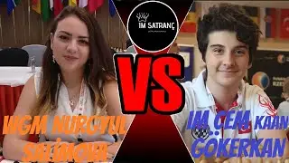 WGM Dünya Şampiyonuyla Yüzyüze Maç Yaptık [ Nurgyul Salimova vs Cem Kaan Gökerkan ]