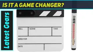 GOWENIC Movie Film Clap Board: The Best Acrylic Clapper for Pro Shoots!
