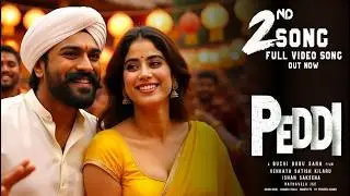 2nd song lyrical video| Ram Charan peddi movie | Jhanvi Kapoor | AR Rehman | Peddi 2nd Song | Peddi