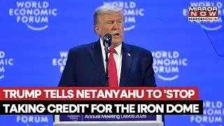 'Stop Taking Credit Bibi!': Trump's Hilarious Jibe At Netanyahu Over Golden Dome At WEF In Davos