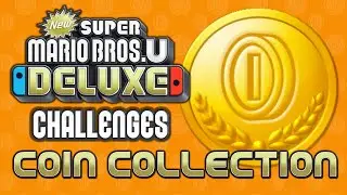 New Super Mario Bros U Deluxe - Challenges: Coin Collection Ralley (Gold Medal)