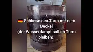 Wie benutzt man einen Sprossenturm?/How to use a tower for germing?