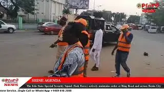 The Edo State Special Security Squad  actively maintains order at Ring Road and across Benin City