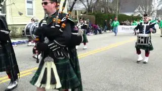 Manchester Regional Police Fire Pipes and Drums ~ 2016 Mystic Irish Parade