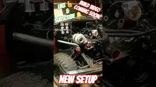 GT45 Turbo 💨 5.3 LS CHEVY #obs #gmt400 #swapped #killalltires