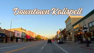 Discover Kalispell's HIDDEN GEM Main Street at Sunset