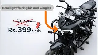 Xtreme 125R modification kit and winglet new modification #xtreme125r #heromotorcycles