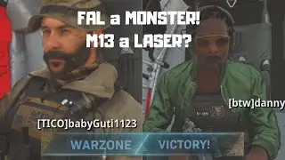 Warzone Victory with the FAL! M13 a laser?