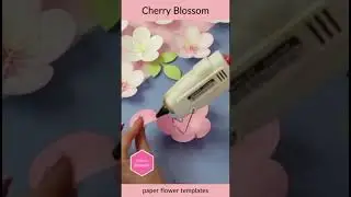 Cherry blossom | paper craft | paper flowers | easy flowers #diy #craft #flowers #easy #travel