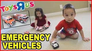 Toys R Us Fast Lane Action Wheels Emergency Vehicle, Toys for Toddlers