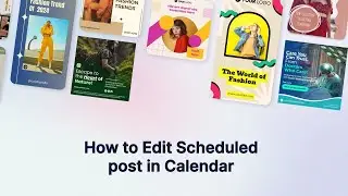 Editing Scheduled Posts in a Content Calendar