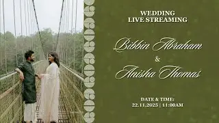 Wedding Ceremony - Bibbin Abraham & Anisha Thomas || Live Telecasting || Golden Pushers Production